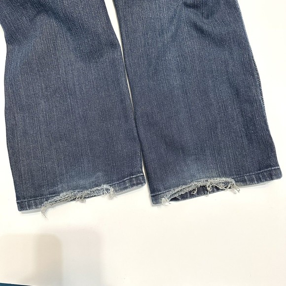7 For All Mankind Jeans Men’s Size 34 A Pocket Boot Pants 100% Cotton Blue Denim - Picture 13 of 15
